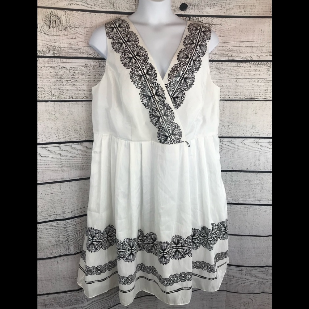 Black and white dress